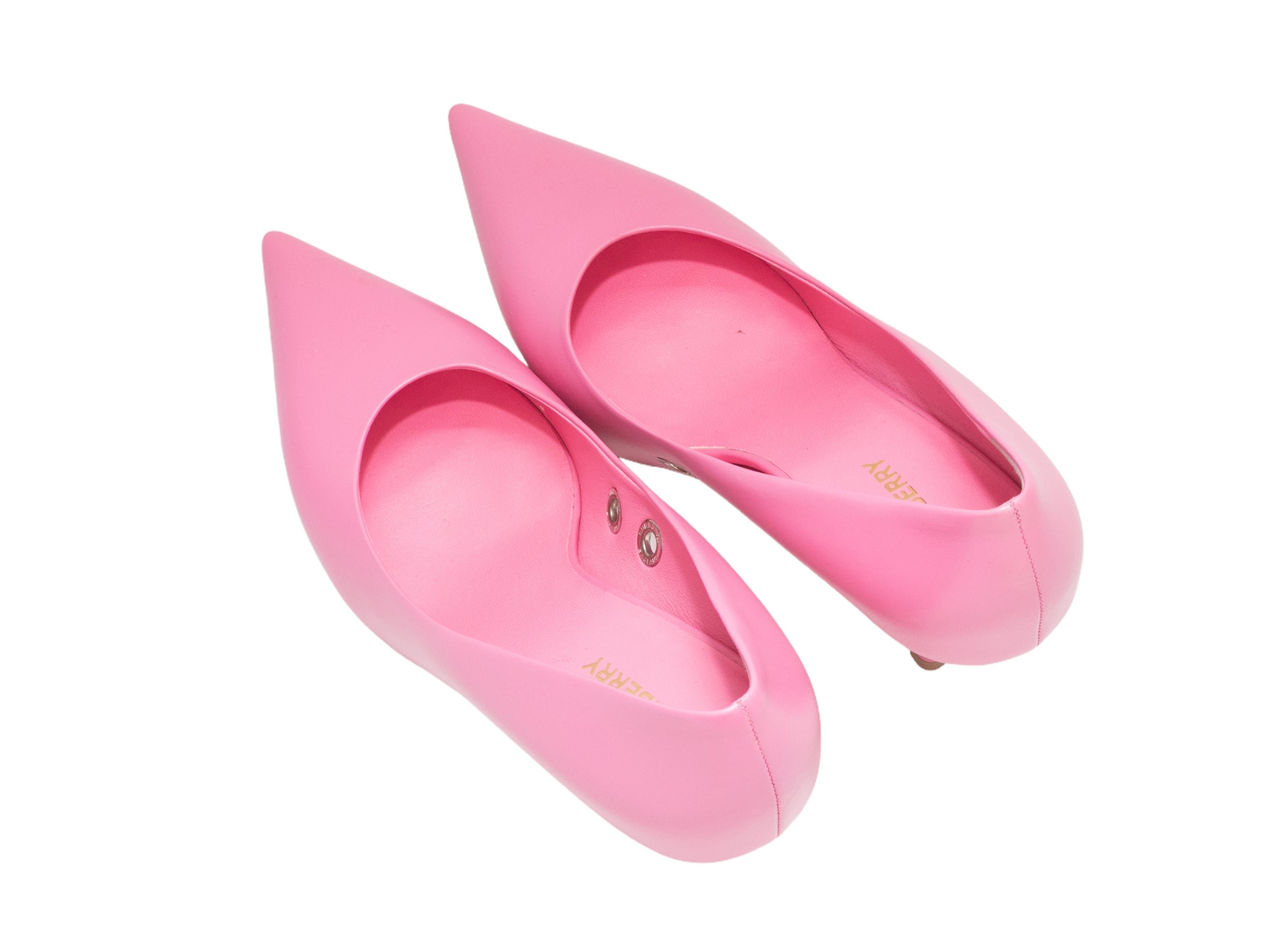 Rosa Pompe a punta Burberry rosa misura 38,5 in vendita