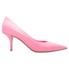 Pink Burberry Pointed-Toe Pumps Size 38.5