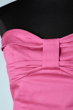 Pink bustier cotton dress Sportstaff
