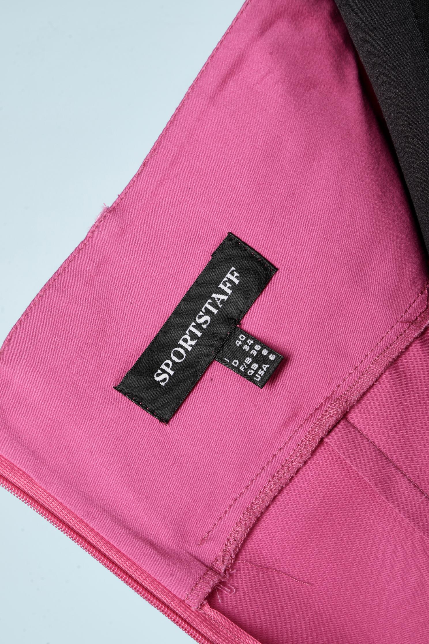 Pink bustier cotton dress Sportstaff  In Excellent Condition For Sale In Saint-Ouen-Sur-Seine, FR