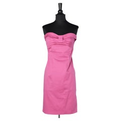 Vintage Pink bustier cotton dress Sportstaff 