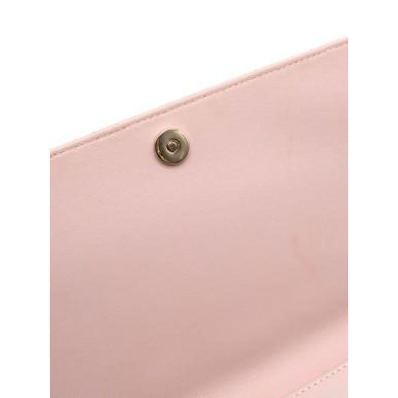 Pink Cannage Leather Lady Dior Clutch For Sale 4