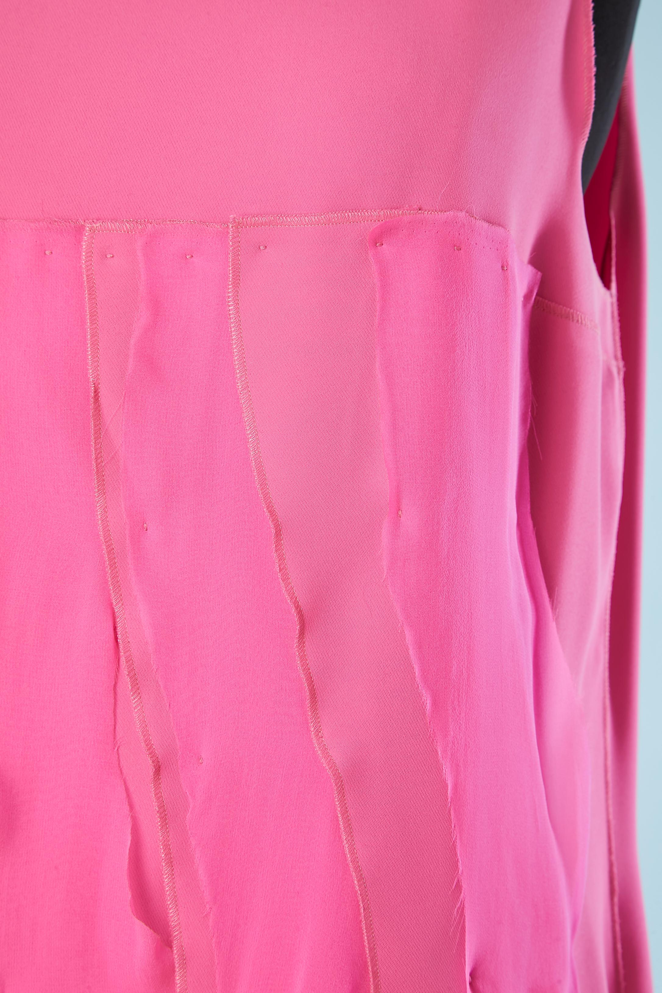 Pink cardigan and dress ensemble Bottega Veneta  For Sale 4