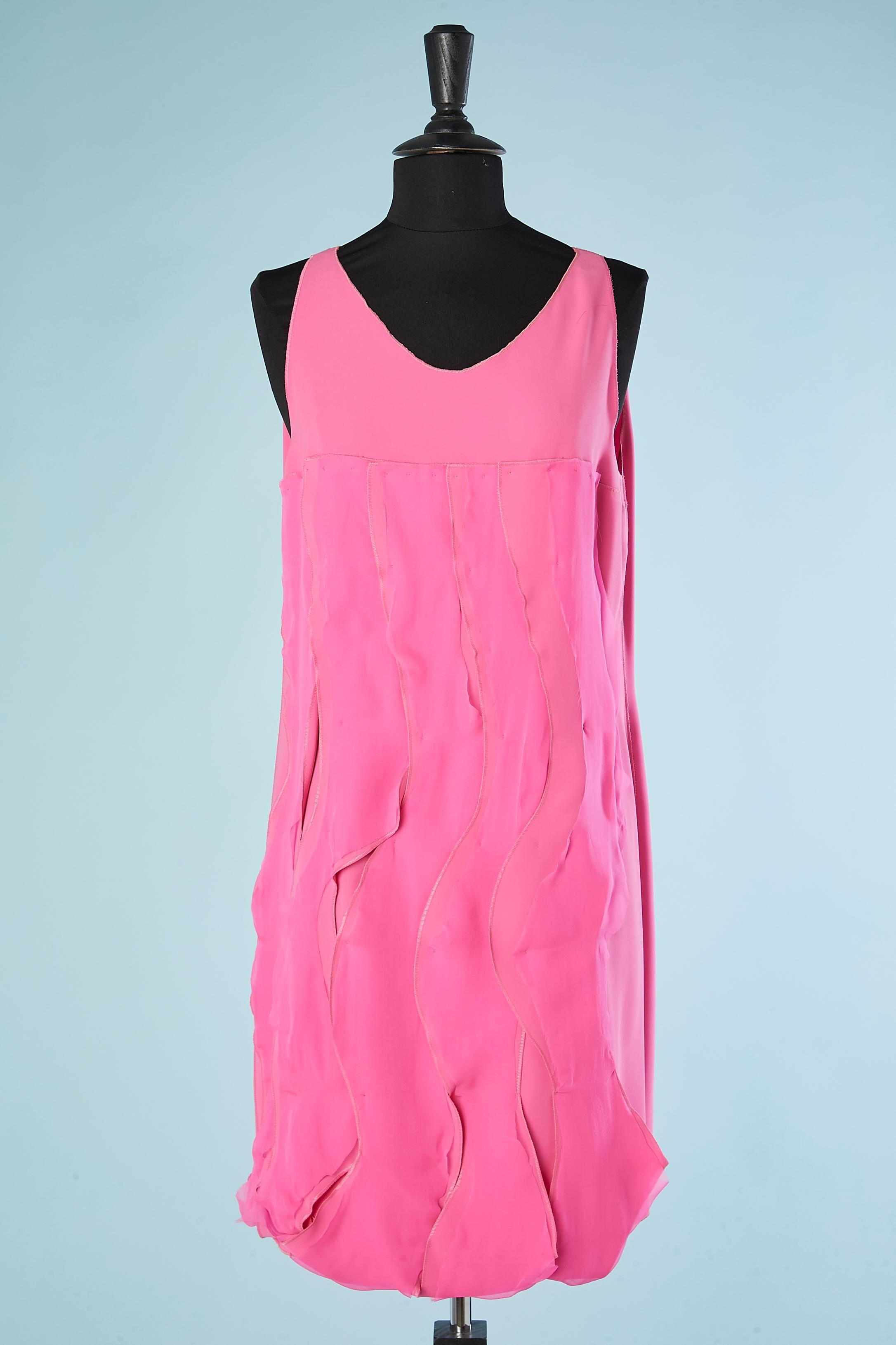 Pink cardigan and dress ensemble Bottega Veneta  For Sale 3