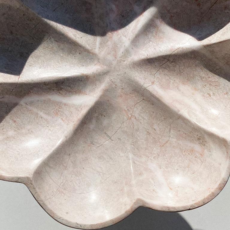 marble pedestal bowl