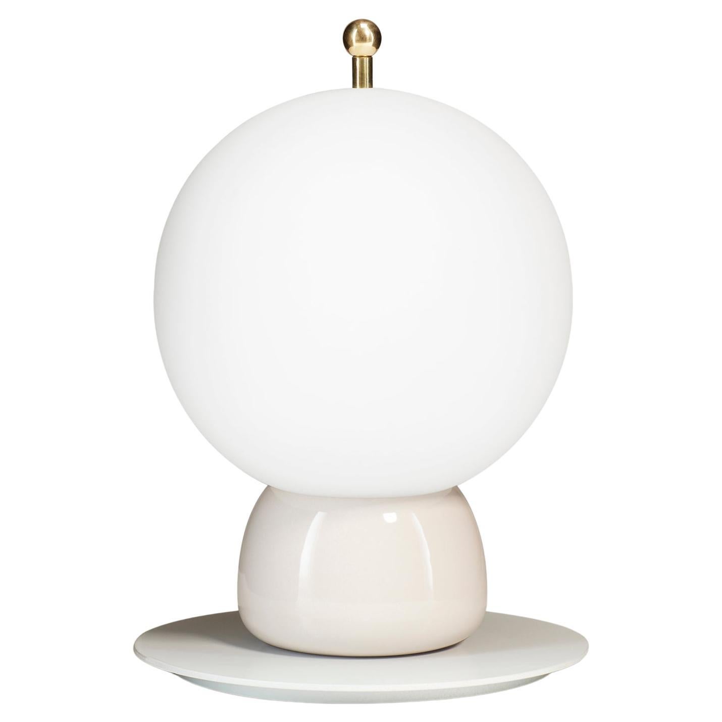 Globuslampen aus rosa Keramik und mattiertem Glas, Athena von Ini Archibong, London 2018 im Angebot