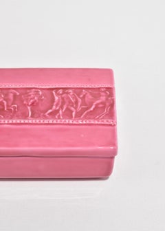 Pink Ceramic Box