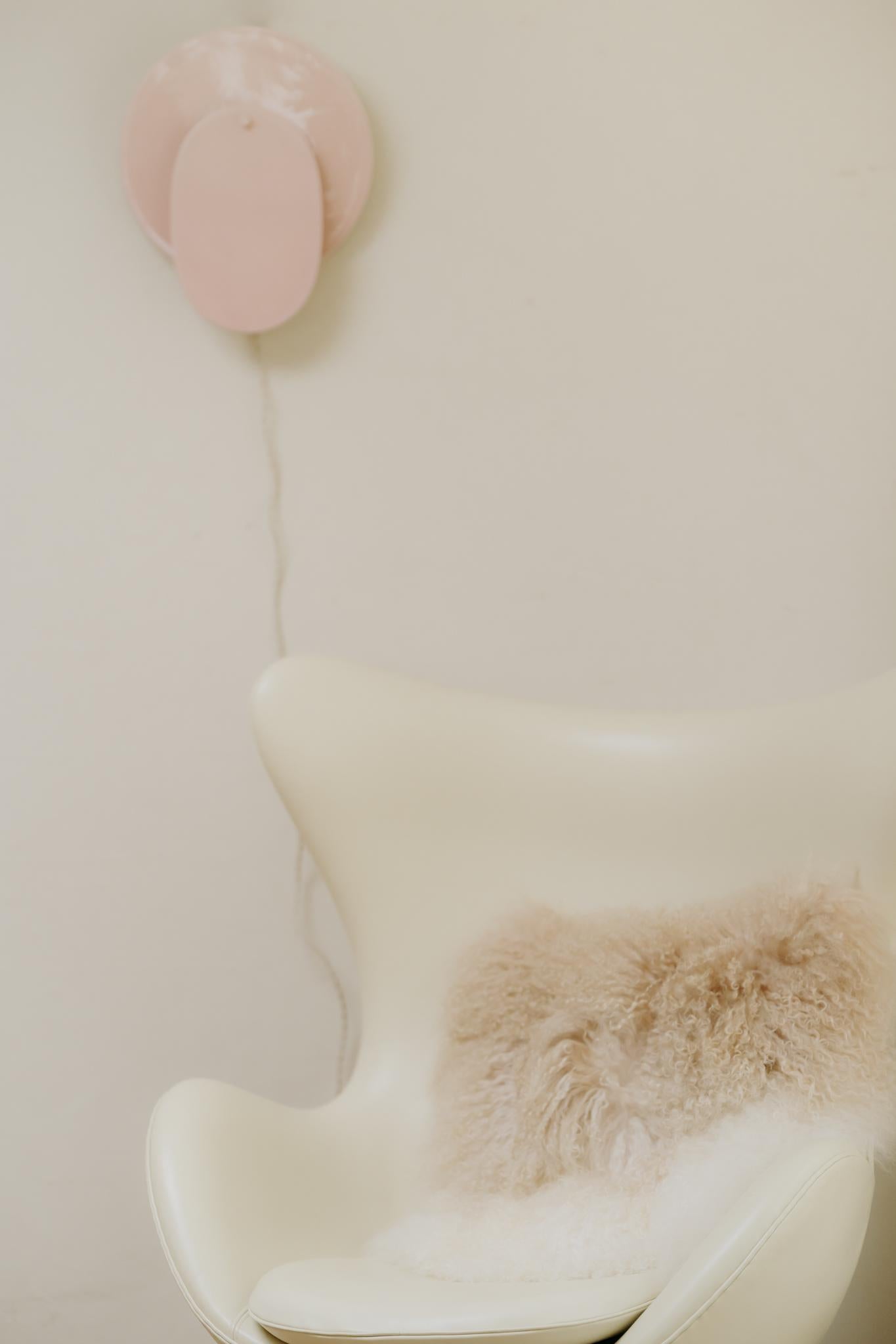 pink ceramic walllight/sconce For Sale 3
