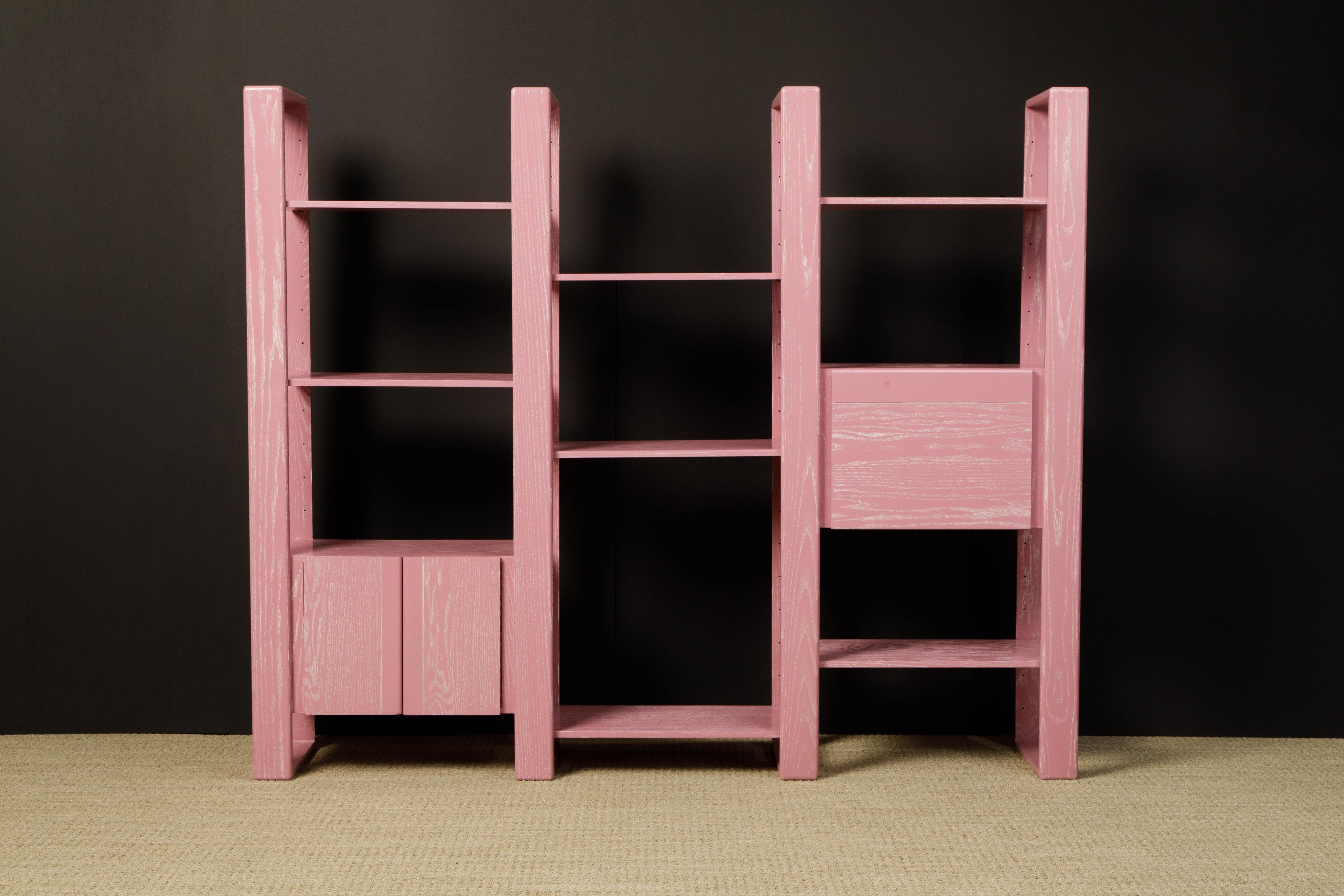 pink cube shelf