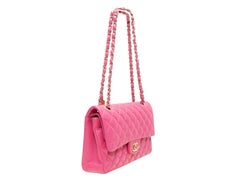 Pink Chanel Classic Double Flap Bag