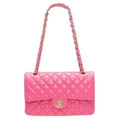 Pink Chanel Classic Double Flap Bag