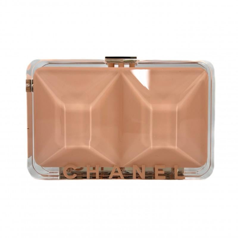 Pink Chanel Minaudière For Sale 3