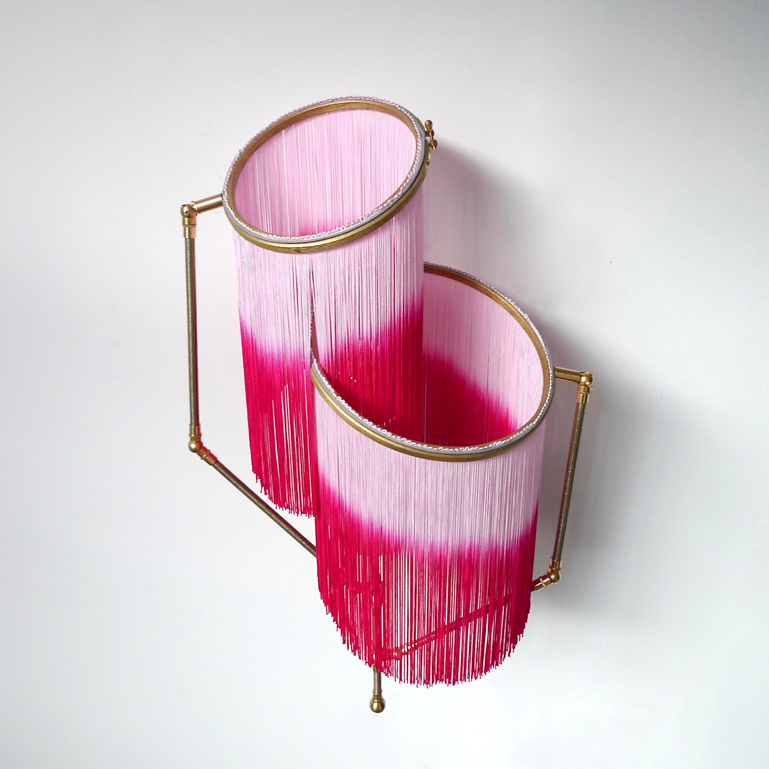 Dutch Pink Charme Sconce Lamp, Sander Bottinga For Sale