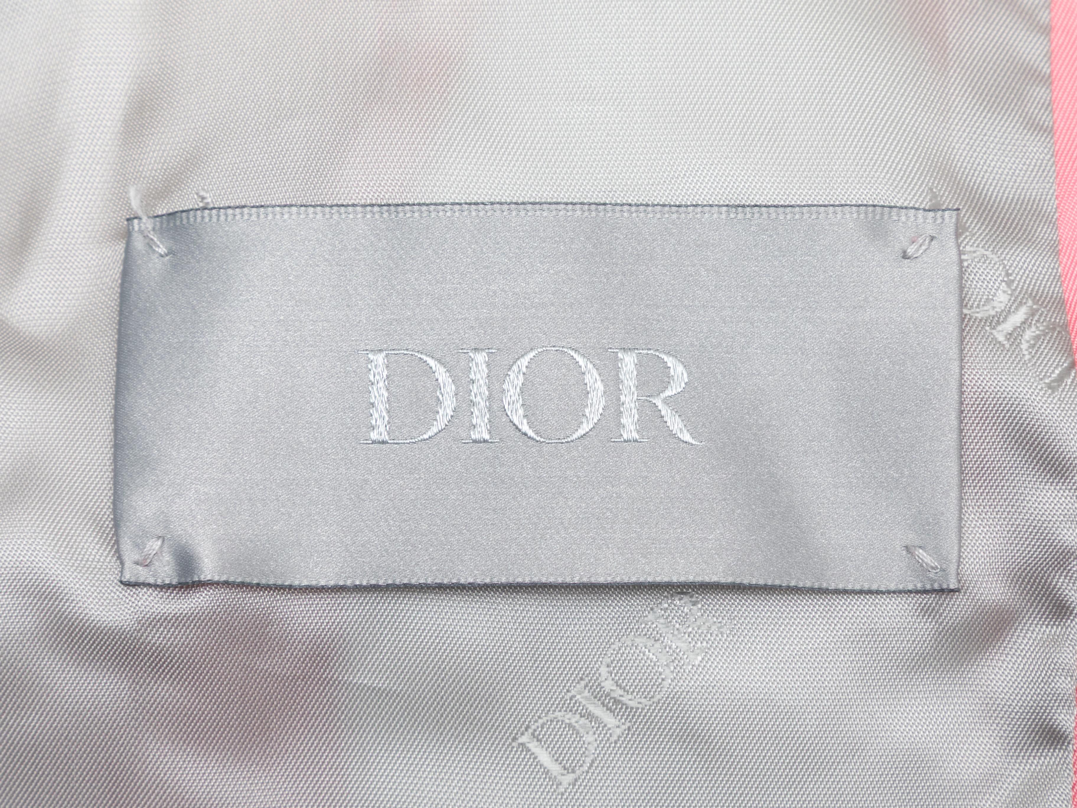 Donna Giacca bomber in raso rosa Christian Dior taglia FR 46 in vendita