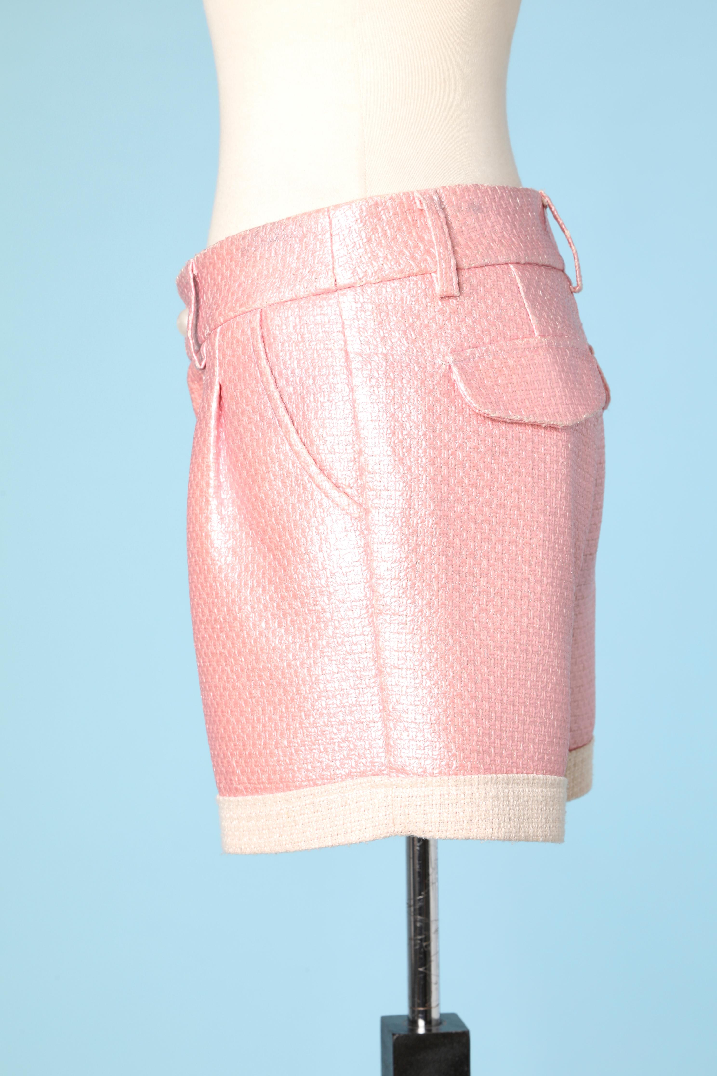 pink chanel shorts