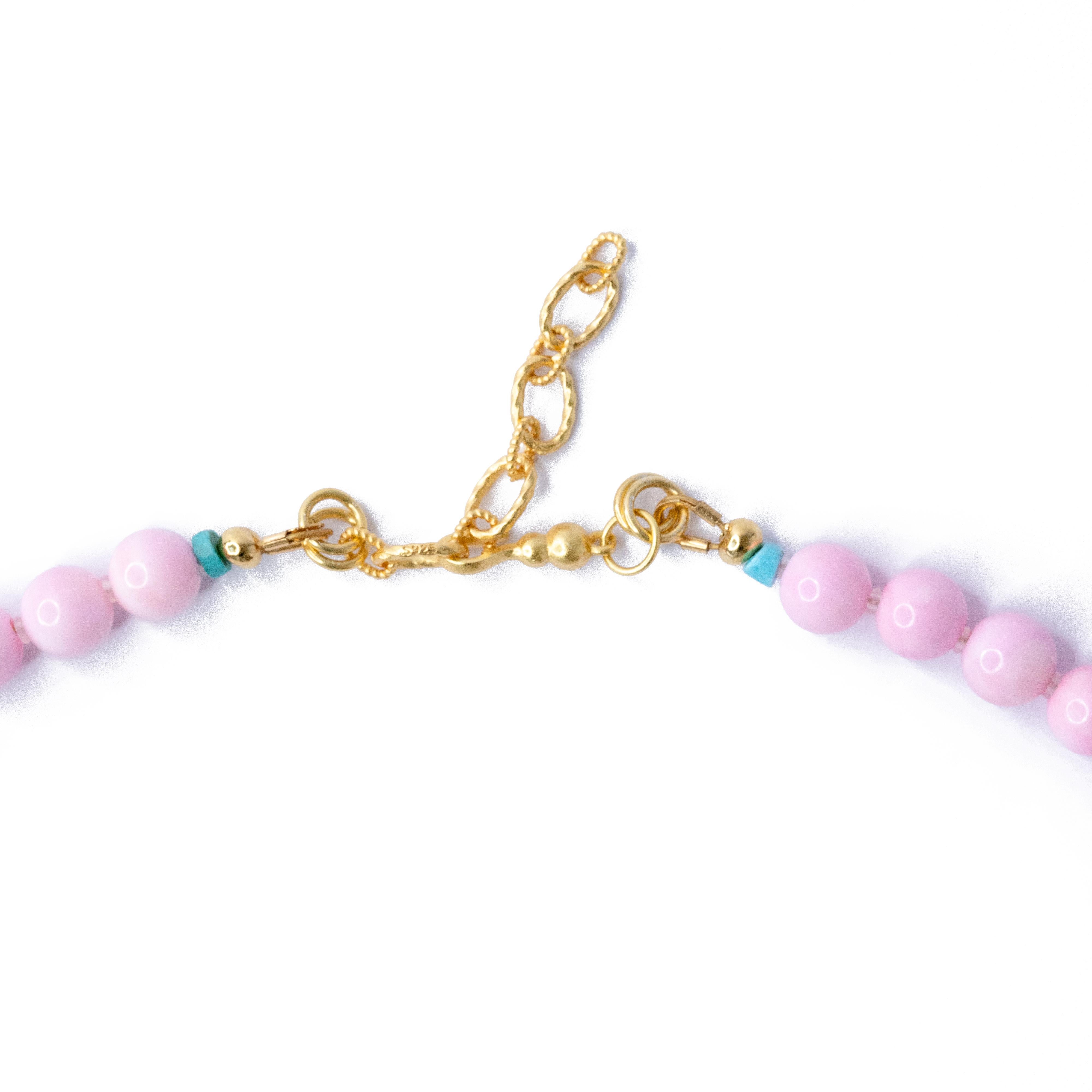 da uomo o donna Collana di perle di conchiglia rosa - by Bombyx House in vendita