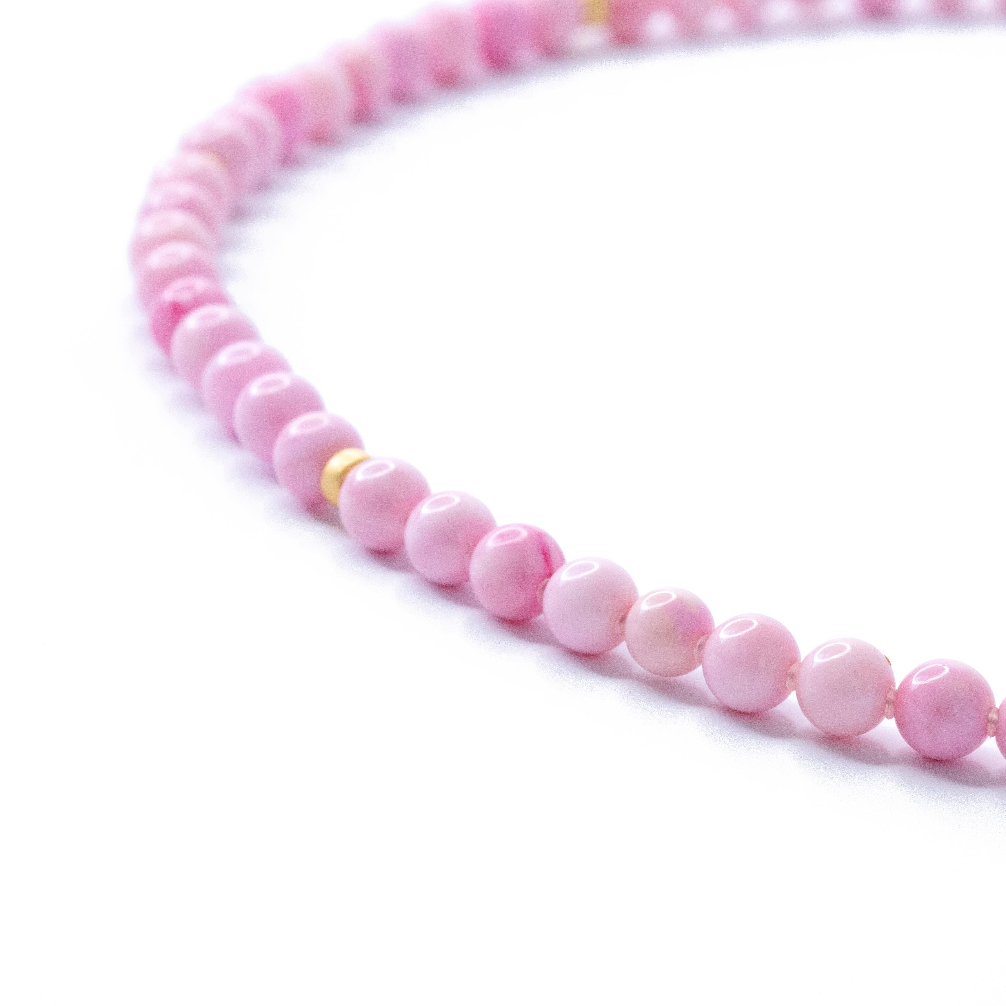 Collana di perle di conchiglia rosa - by Bombyx House in vendita 1