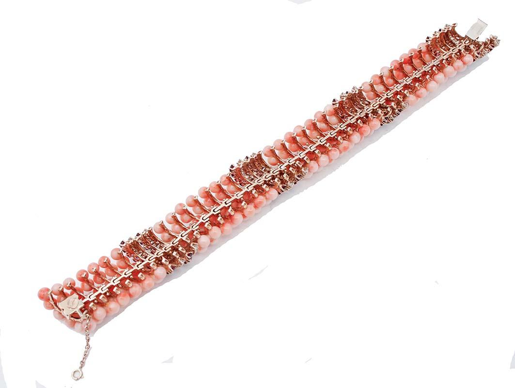 pink coral bracelet