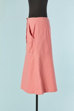 Pink cotton skirt CELINE JEAN'S