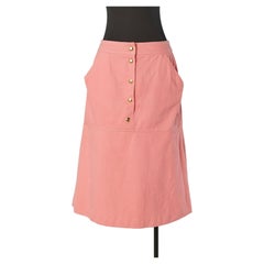 Pink cotton skirt CELINE JEAN'S