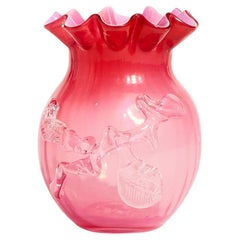 Pink Cranberry Bud Vase