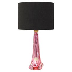 Pink Crystal Table Lamp