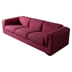 Pink D120 Sofa by Borsani and Bonetti in bouclé