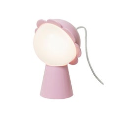 Auf Lager in Los Angeles, rosa Gänseblümchenlampe mit LED von Nika Zupanc, hergestellt in Italien
