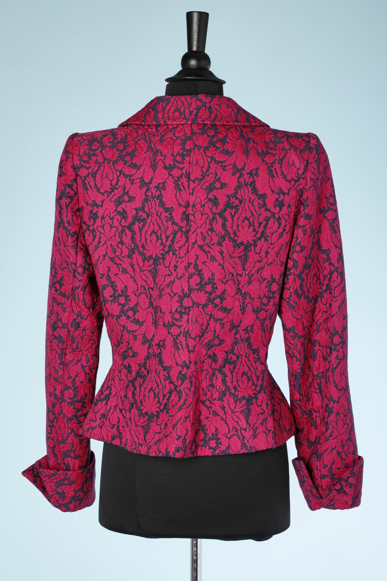 Pink Damask Yves Saint Laurent Rive Gauche Jacket  1