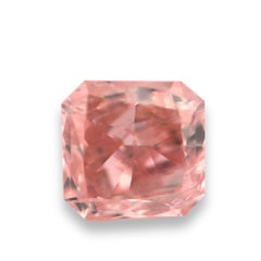 Pink Diamond 0.20ct Natural Loose Fancy Intense Pink Color Diamond GIA Radiant