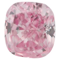 Pink Diamond 0.21ct Natural Loose Fancy Purple Pink Diamond From Cushion GIA SI2