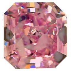Pink Diamond 0.22ct Natural Loose Fancy Purple Pink Color Diamond GIA Radiant