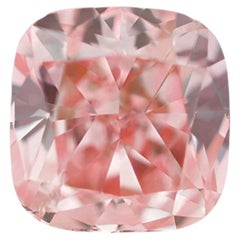 Pink Diamond - 0.24ct Natural Loose Fancy Intense Pink Diamond Cushion GIA SI2