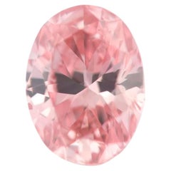 Pink Diamond 0.25ct Argyle Australia 6P Natural Fancy Intense Pink GIA Oval SI2