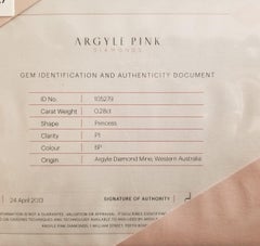 Pink Diamond 0.27ct Argyle Australia 6P Natural Loose Fancy Intense Pink GIA