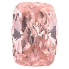 Pink Diamond - 0.40ct Natural Loose Fancy Orangy Pink VS1 Cushion GIA Certified