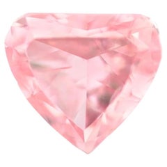 Pink Diamond - 0.40ct Natural Loose Fancy Pink Color Diamond GIA Heart Shape