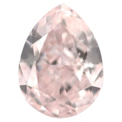 Diamant rose 0,51 ct, diamant naturel non serti, couleur « Fancy Light Pink », certifié GIA, taille poire, pureté SI1