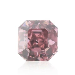 Pink Diamond 0.56ct Natural Loose Fancy Pink Color Diamond GIA Radiant Emerald
