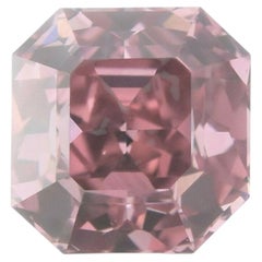 Pink Diamond 0.56ct Natural Loose Fancy Pink Color Diamond GIA Radiant Emerald