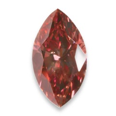 Pink Diamond Argyle Australia Marquise 0.14ct PC3 Natural Fancy Deep Pink SI1