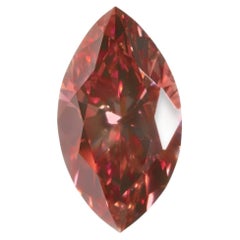 Pink Diamond Argyle Australia Marquise 0.14ct PC3 Natural Fancy Deep Pink SI1