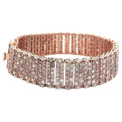 Pulsera Pink Diamond 20.26CT Oro Rosa 18K