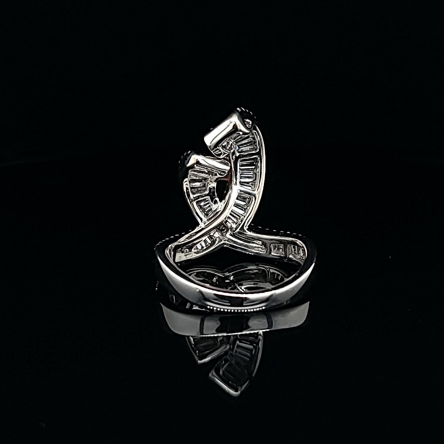 Modern Argyle Pink Diamond 18k White Gold Rose Gold Ring by Kristin Hanson For Sale