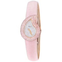 Montre de la collection Casmir en diamants roses de Chopard