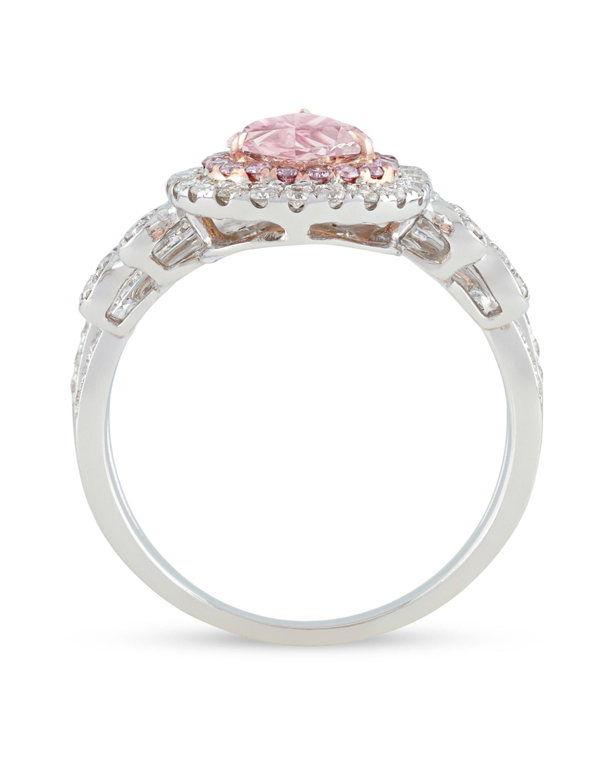 pink crown ring