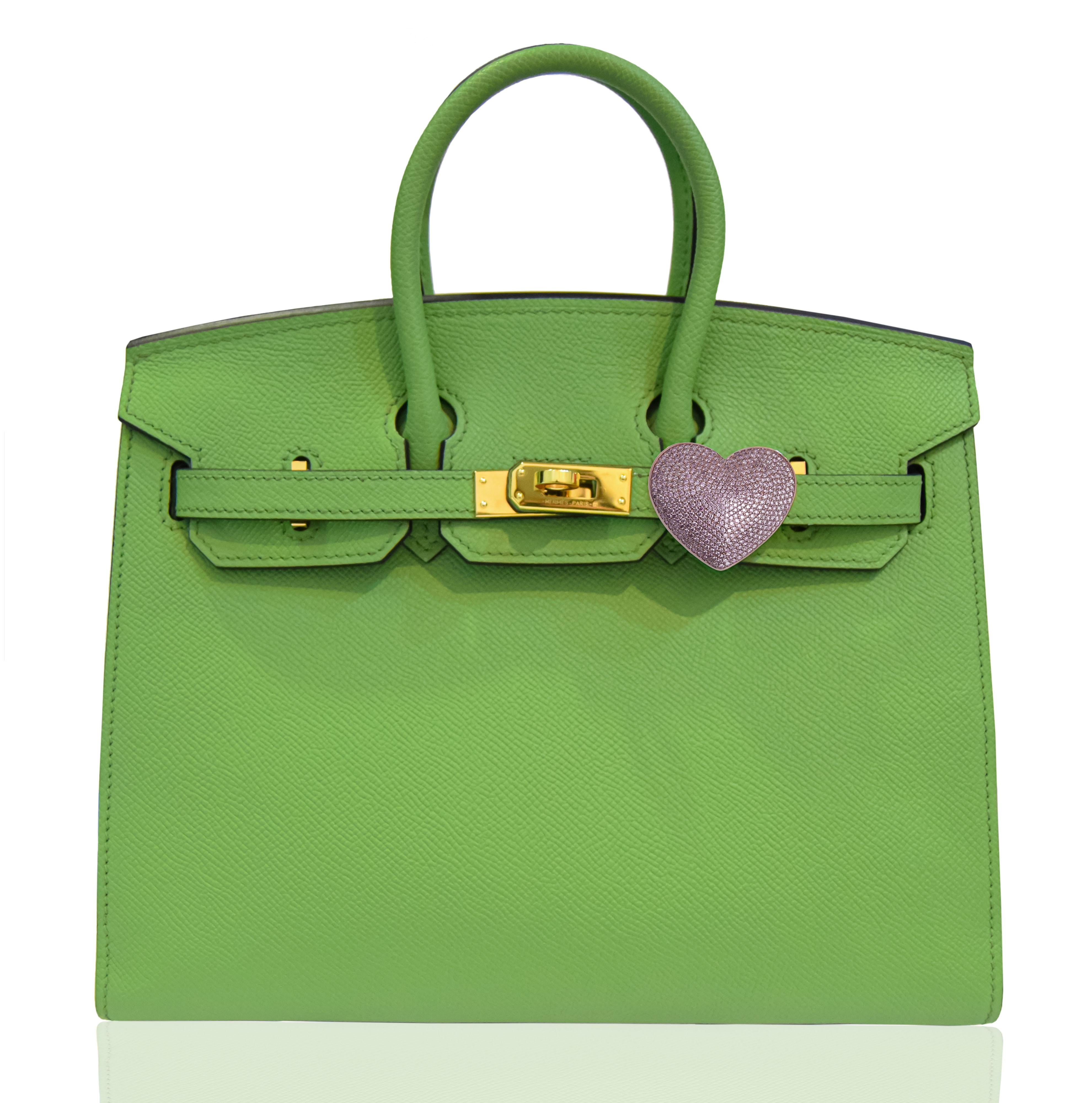 Pink Diamond Herz personalisierte Tasche Bijoux (Rundschliff) im Angebot