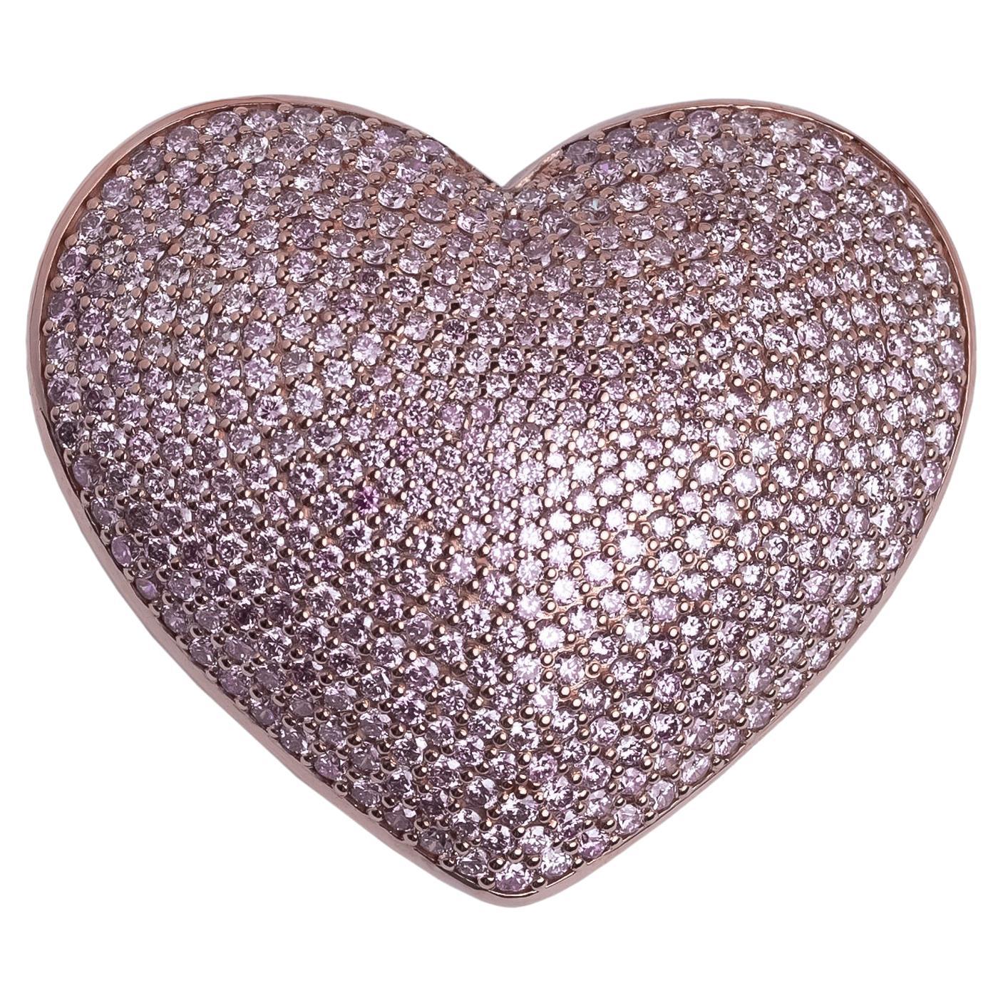 Pink Diamond Herz personalisierte Tasche Bijoux