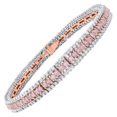 Pink Diamond Princess Bracelet