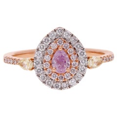 Pink Diamond Ring